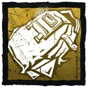 Aufgeschlitzter Rucksack