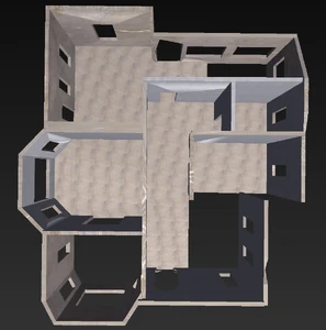 Layout of the second floor of the Mansion