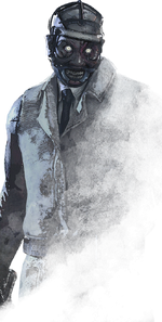 Herman Carter Official Dead By Daylight Wiki - jeff the killer jacket with cyborg arm roblox
