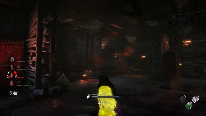 The Aura of another participant is revealed.