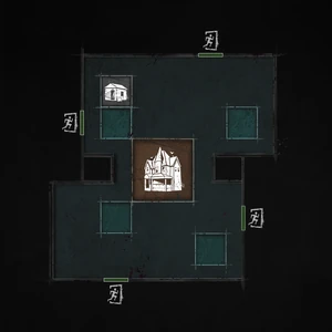 An official Map Outline image used in the Thai version of Dead by Daylight