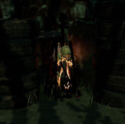 Un Totem Ensorcelé bloqué par L'Entité.