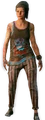Camisa com Estampa de Caveira & Faixas do Poder