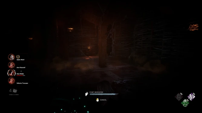 The Invocation is near completion (the Fog is due to Nightfall and not related to the Perk).