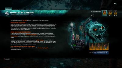 All rewards and cosmetics for Haunted by Daylight event in Dead By