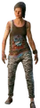 Camisa com Estampa de Caveira & Calça de Tigre Siberiano