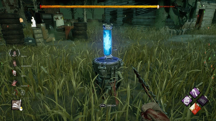 A Blue Barrel, only spawning in endgame.