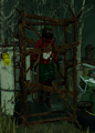A Cage of Atonement with a trapped Survivor.