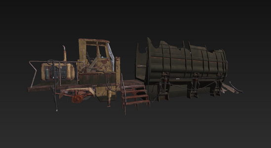 A render of the Car Crusher