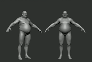 Modèle Nu du Clown (Sans Texture)