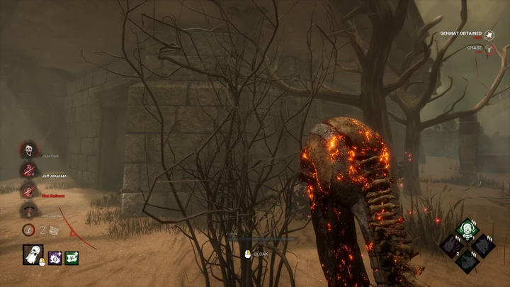 Displaying the "GenMat Obtained" Score Event