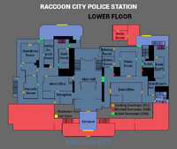 RaccoonCityPoliceStationOutline LowerFloor