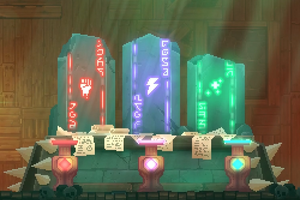 Stat-Stone at the start of a trial