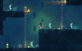 Slumbering mobs, altar for setting can be found in bottom left.