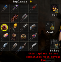 Implant exclusion