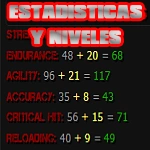 "Estadisticas y Niveles"