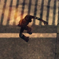 Flaming Black Long Arm