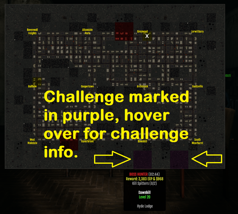 Challenges On Map