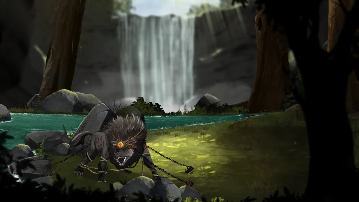 Monstrous Chained Wolf Official Dead In Vinland Wiki