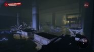 An electrified storage room after turning on the power