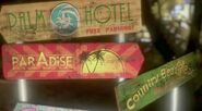 The signs of the hotel, as seen in the Dead Island intro