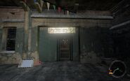 The cafe entrance