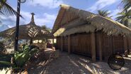 The rear of Bungalow 6