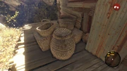 A collection of various wicker baskets