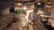 Margaret rummaging through books, which is where she can be found after the group move to the Lifeguard Tower