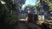 The compound entrance