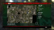 The bunker's location next to Ghost Village