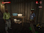 Wayne and Chimamanda in Halai Village.