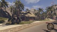 The bungalow exterior