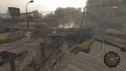 A view over the marketplace in rain