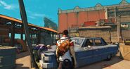 Inside the docks area