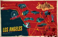 A map of Los Angeles.