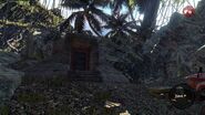 The Antenna bunker with chest in front of it