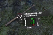 Homerun Baseball Bat stats
