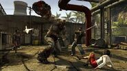 Wayne attacking the heroes