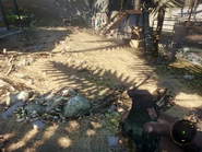 A PC holding a grenade