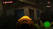 Aiming down the sights in the original game