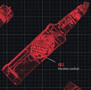 A Blueprint sketch of the molotov cocktail released on twitter