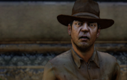 A close up of Josh in the original game