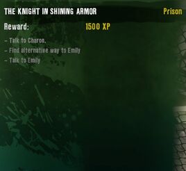 Knight in armour