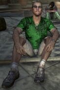 The Survivor in the Town Hall courtyard who shares the same character model