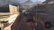A cluttered street