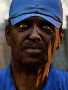 A close up of Joseph's face