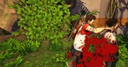 Cliff stealth killing a Bouncer