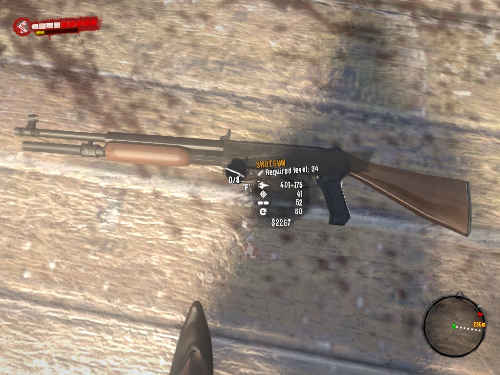 where is th location for the hooligan gun mod in dead island 2 ps3