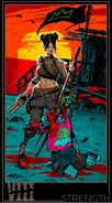 A render of Amy's Tarot card